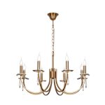 Люстра подвесная Freya Forte E14 320 Вт 21,33 кв.м (FR1006PL-08G)