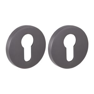 Ключевина Fuaro GR-23 круглая розетка графит (46875)