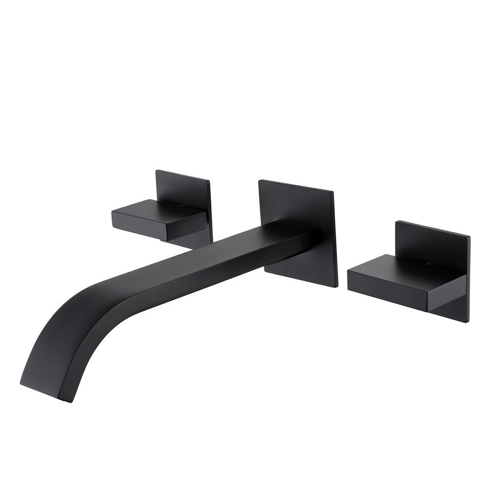 original-9605.jpg Смеситель для раковины встраиваемый Abber Wasserfall черный двухвентильный (AF8612B) — изображение 1