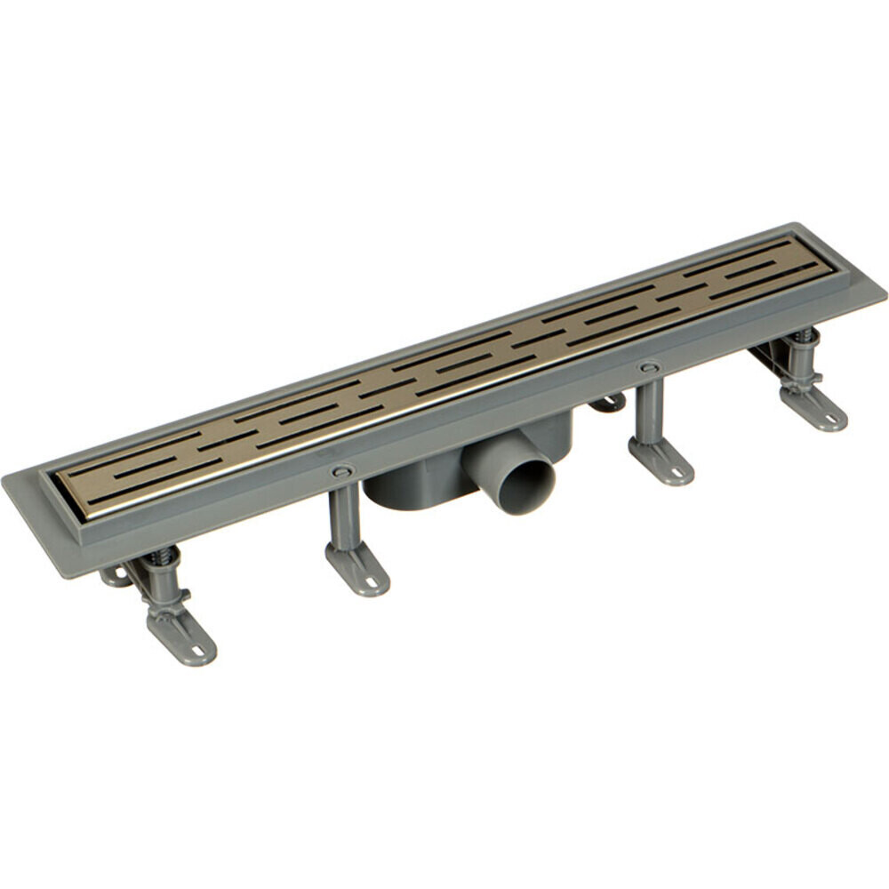 original-9701.jpg Лоток душевой Terma Light Лайн с комбинированным затвором 700х60 мм d40/50 мм решетка из нержавеющей стали (34118) — изображение 1