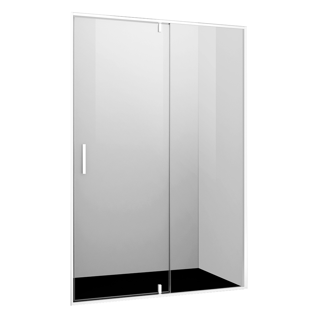 original-9778.jpg Душевая дверь WasserKraft Neime 19P стекло прозрачное 120х200 см профиль белый 6 мм распашная (19P05) — изображение 1