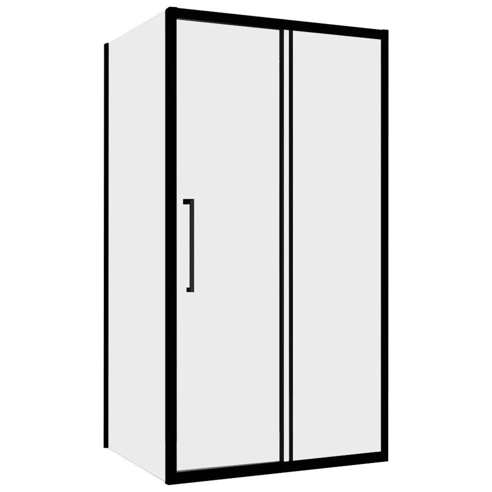 original-9862.jpg Душевой уголок Abber Schwarzer Diamant черный 170х60х195 см прямоугольник стекло прозрачное 6 мм (AG30170BH-S60B) — изображение 1