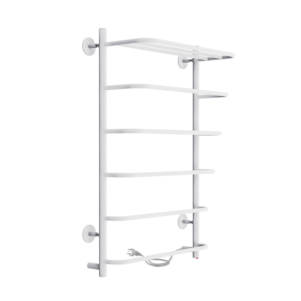 original-9883.jpg Полотенцесушитель электрический Indigo Hit с полкой 700х432 мм 90 Вт белый — изображение 1