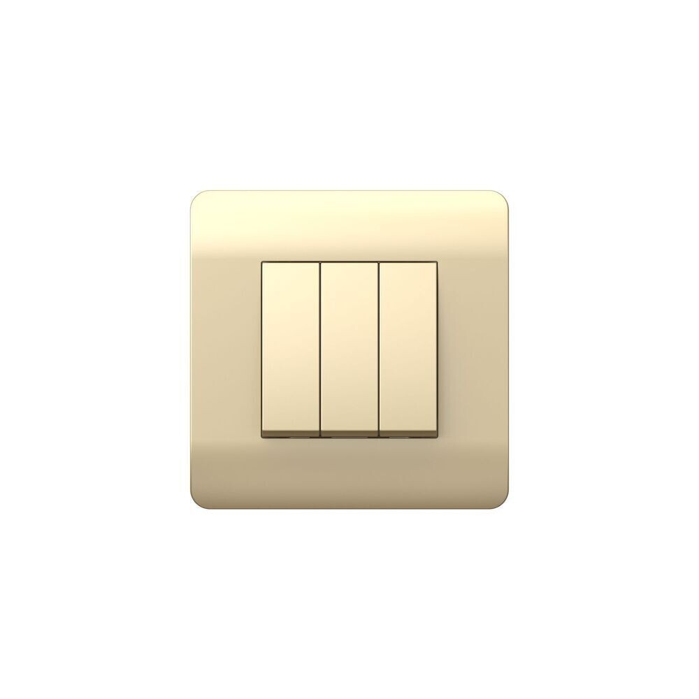 original-9913.jpg Переключатель Chint NEW3-E трехклавишный встраиваемый шампань (431508) — изображение 1