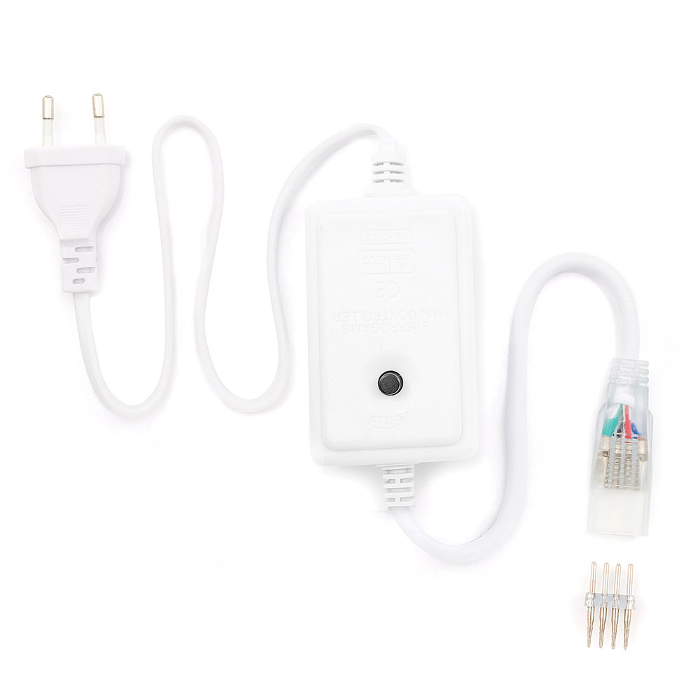 original-9924.jpg Шнур питания для светодиодной ленты Apeyron пластик 500 Вт IP44 220 В белый (03-52) — изображение 1