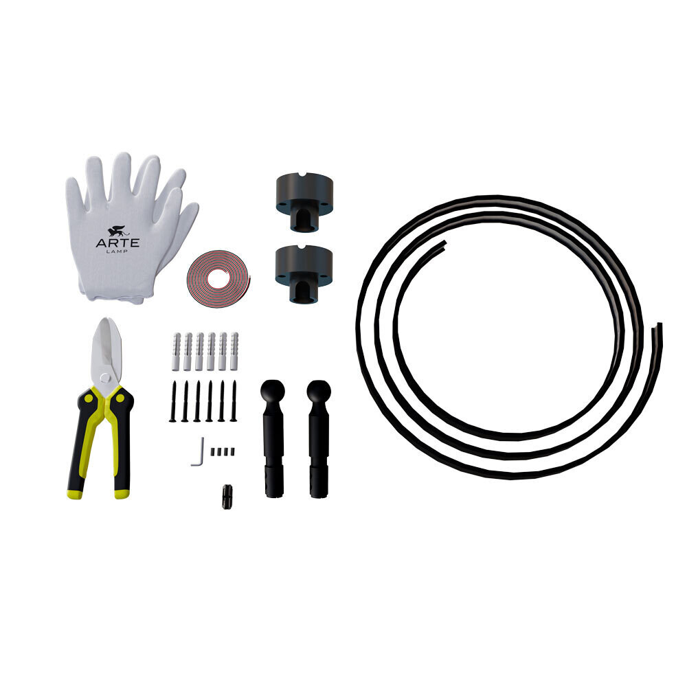 original-999.jpg Комплект креплений для тросовой системы Skycross 10 м IP20 Arte Lamp (A601006N) — изображение 1